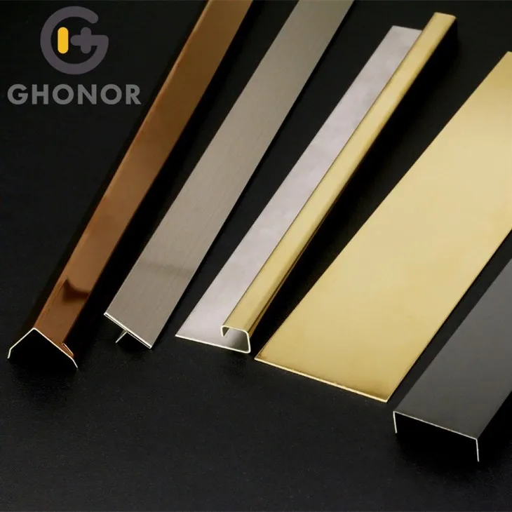 tile edging profile for floor decoration