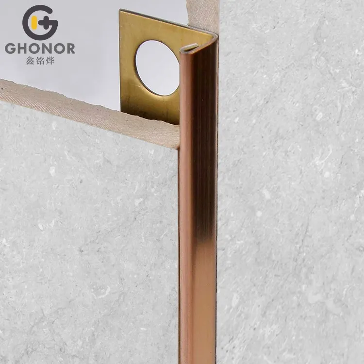 Stainless steel L shaped trim 4 Stainless steel L shaped trim 4