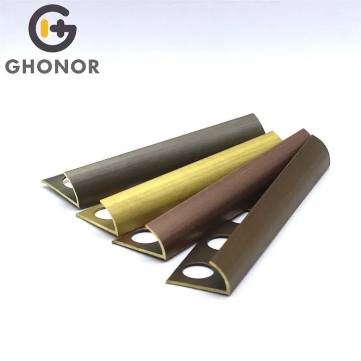 tile edge trim brass